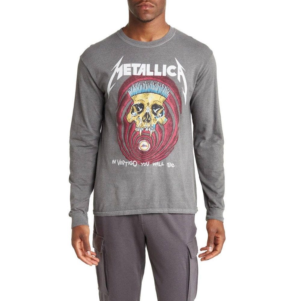 Metallica Gray Graphic Tee - Short Sleeve